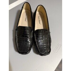 Pierre Dumas Hazel Black Loafers Women Size 8M
